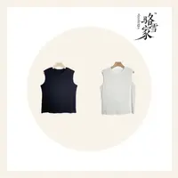 LXJ24074简约小圆领无袖背心