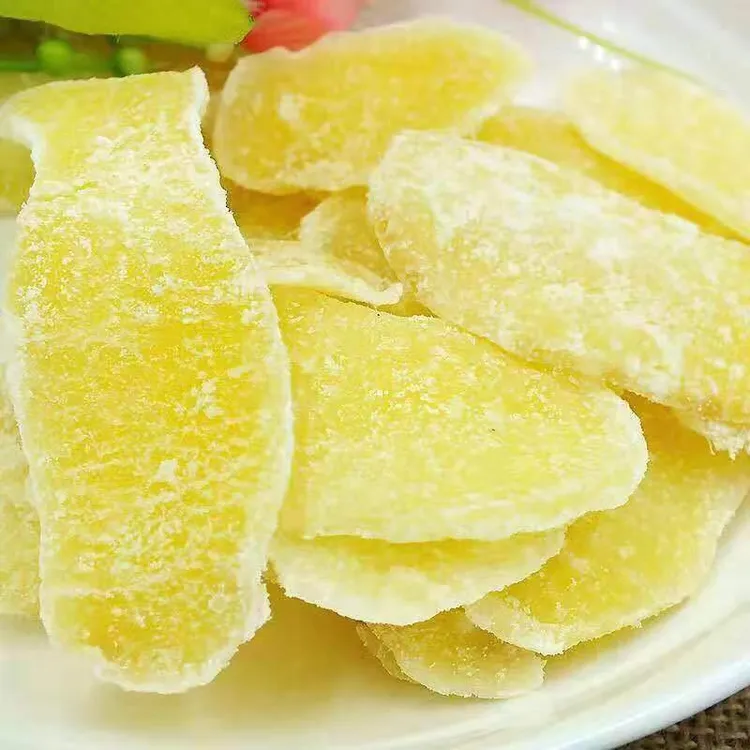 山东白糖姜片1000g100g姜糖片驱寒暖胃老生干姜片糖姜片特产零食