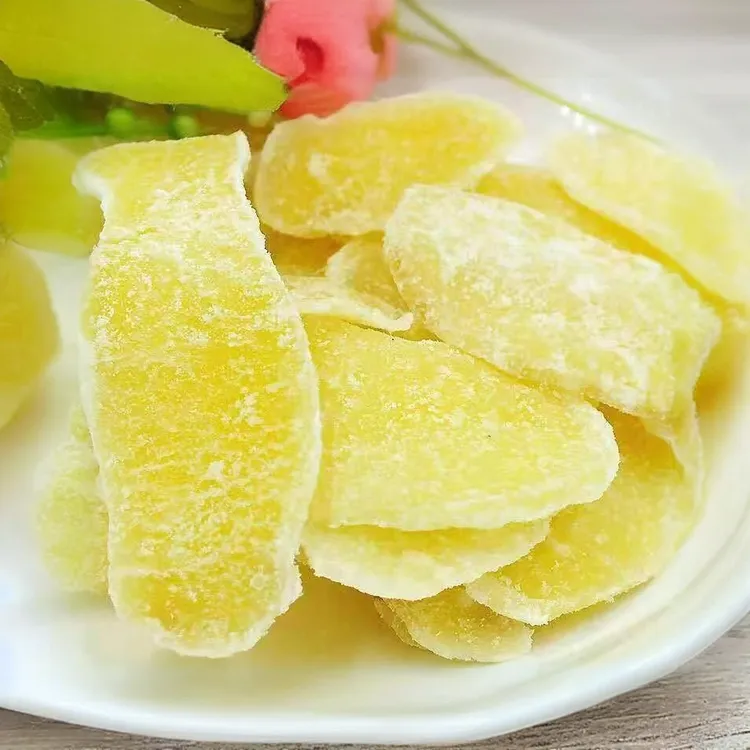山东白糖姜片500g姜糖片驱寒暖胃老生干姜片糖姜片特产零食100g