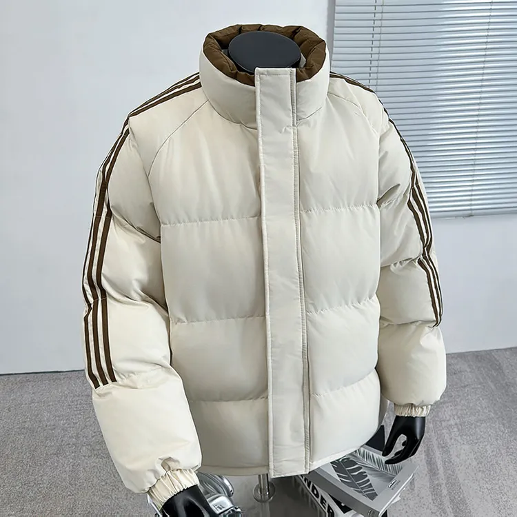 美式vibe保暖新款立领简约棉服男女冬季休闲个性百搭宽松情侣外套