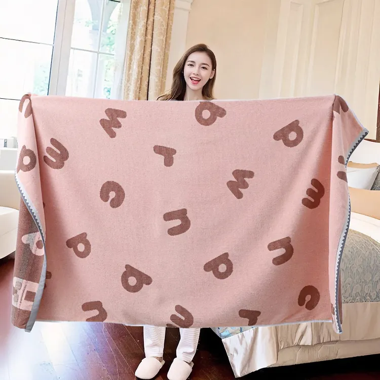 浴巾纯棉吸水加厚加大成人情侣家用全棉网红裹巾大号可爱柔软速干