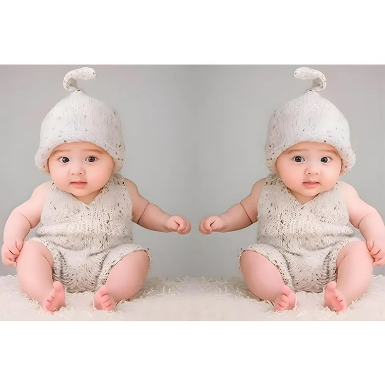 乖巧宝宝早教贴纸印刷床头画双胞胎高清自粘海报婚房防水宝宝贴画