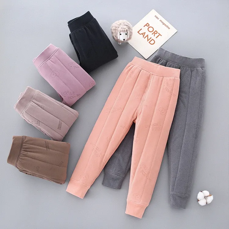 宝宝长裤冬季内穿儿童保暖裤加厚大童中童男孩女孩保暖