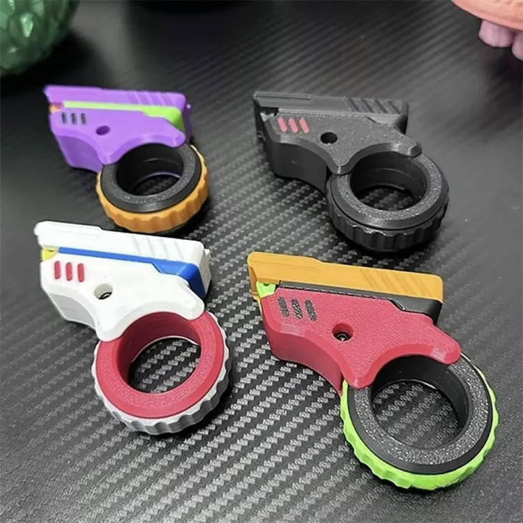 【送男性朋友】3D打印棘轮旋转解压玩具按压推牌磁吸仿真edc减压