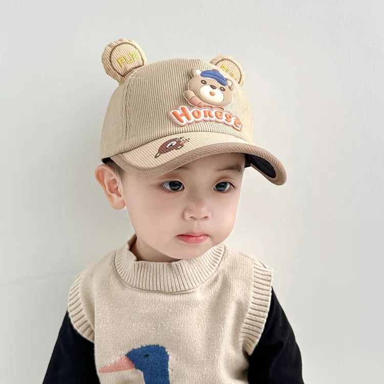 儿童帽子男孩秋冬季棒球帽卡通宝宝鸭舌帽2025新款男童女童遮阳帽