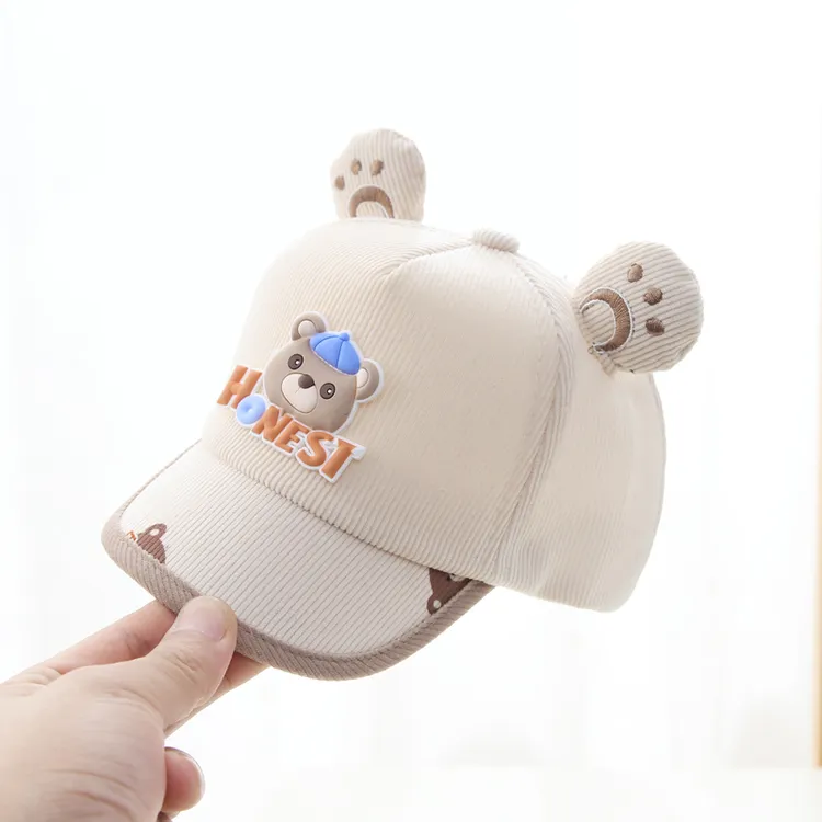 宝宝帽子秋冬季婴儿棒球帽百搭遮阳鸭舌帽洋气卡通外出男宝春秋款
