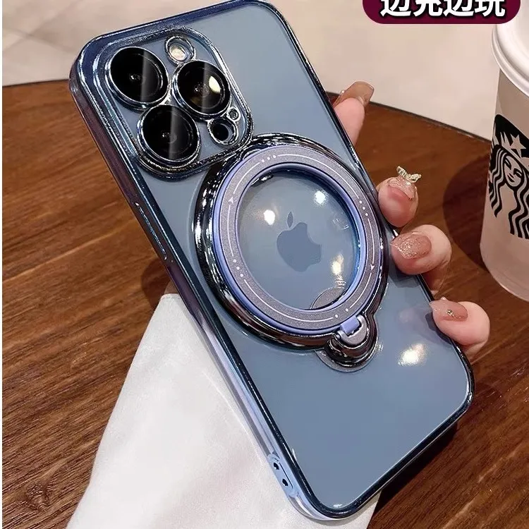 360°旋转磁吸支架适用于苹果华为荣耀三星小米红米vivooppo全系列