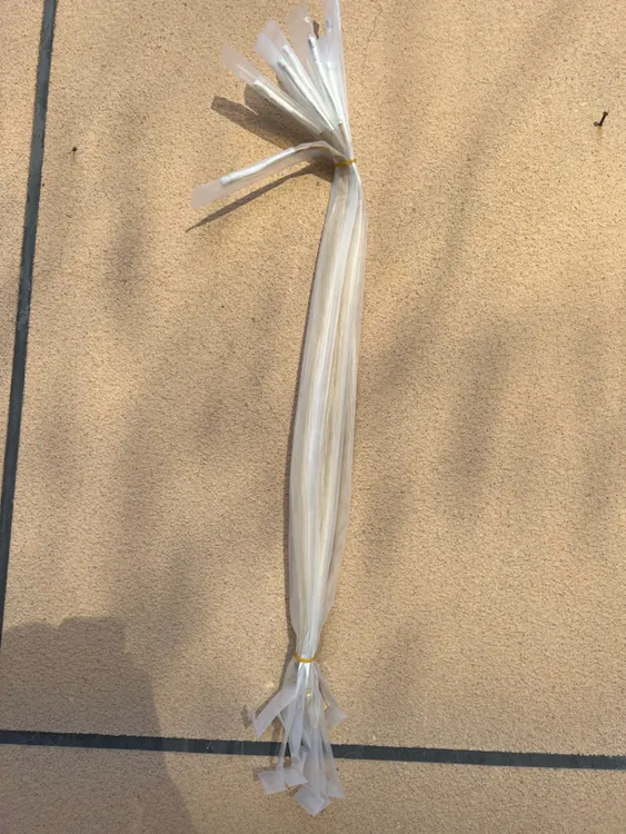 二胡弓毛标配84厘米琴弓，白尾弓毛，纯马尾白弓毛