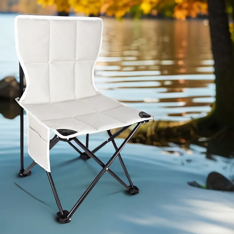 户外便携式折叠椅带靠背适合钓鱼露营旅行的休闲凳子钓椅野钓
