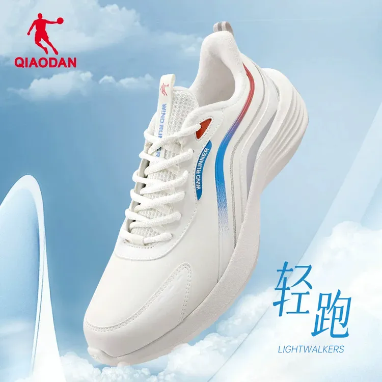 【乔丹-轻跑3.0】2025春季款休闲跑鞋男女款舒适轻便减震革面运动鞋