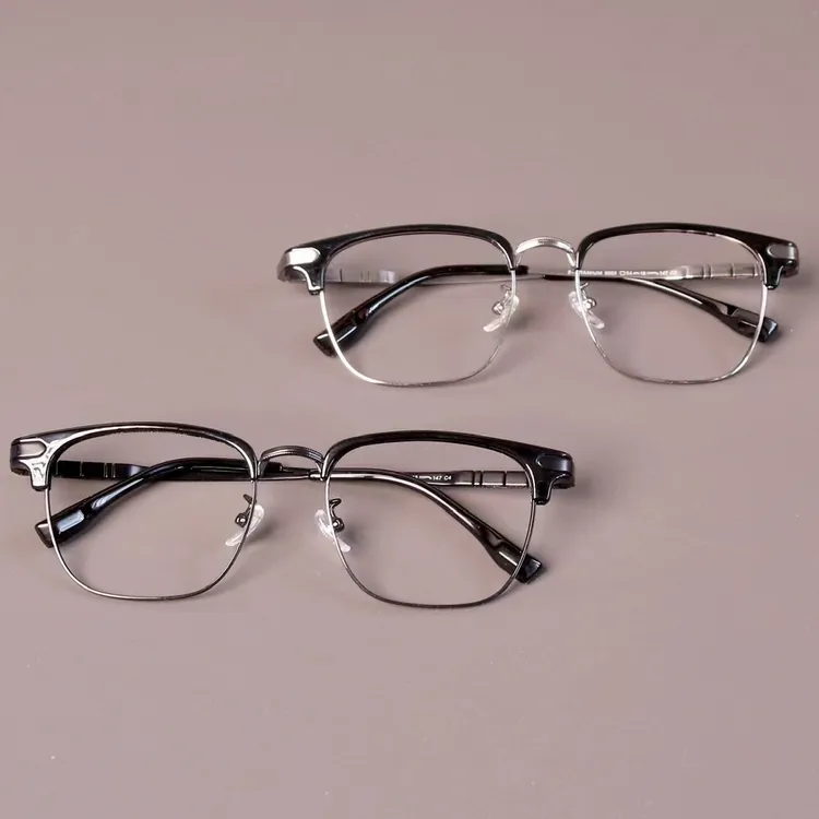 6053-【风云】纯钛设计款定制眼镜-高品质超轻眉线款高颜值男女同款