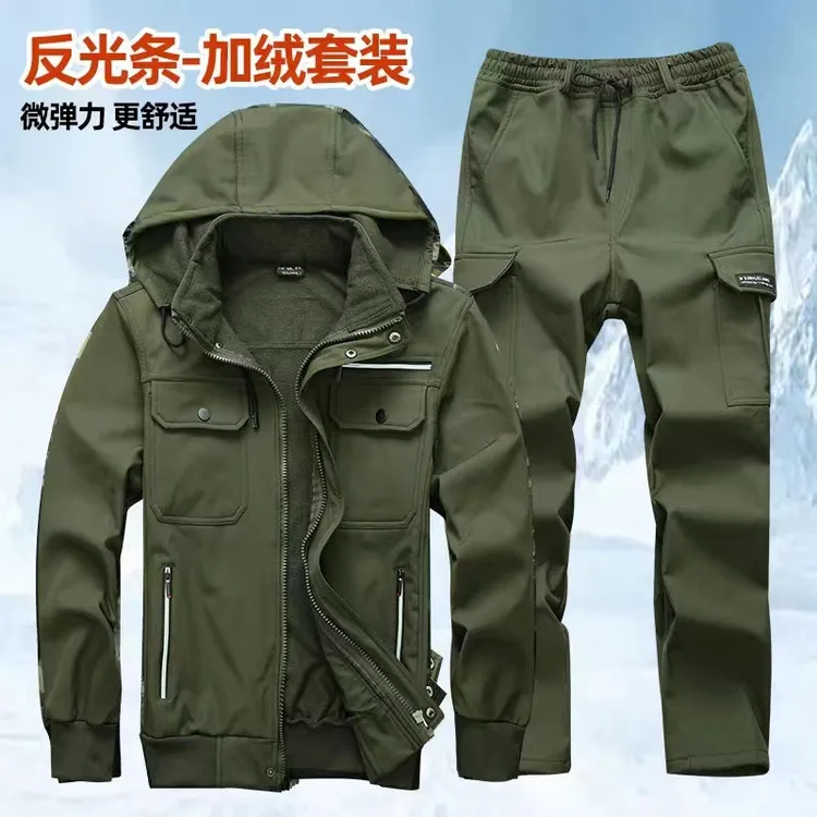 654款加绒款防水耐磨男装工作服男装汽修