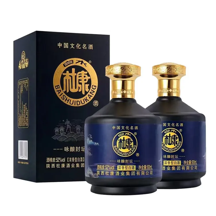 白水杜康白酒 浓香型整箱礼盒装52度白酒送礼52度500mL*6瓶