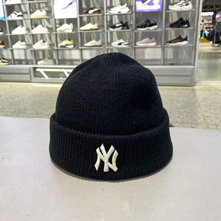 MLB简约字母百搭保暖时尚户外运动休闲毛线帽绒线帽3ABNM0246