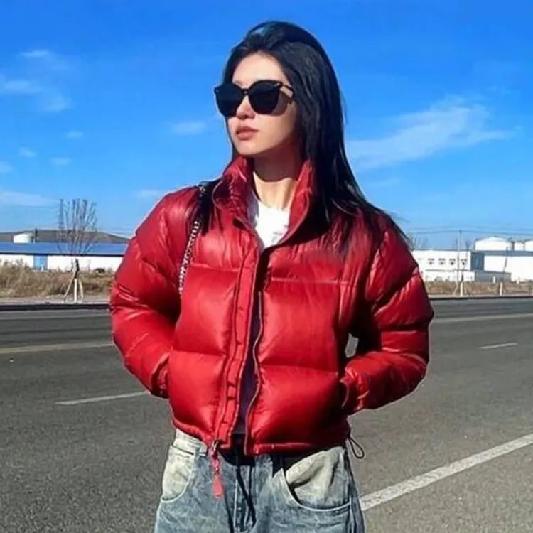 2025秋冬新款立领短款棉衣女秋冬小个子高级感百搭显瘦面包服外套