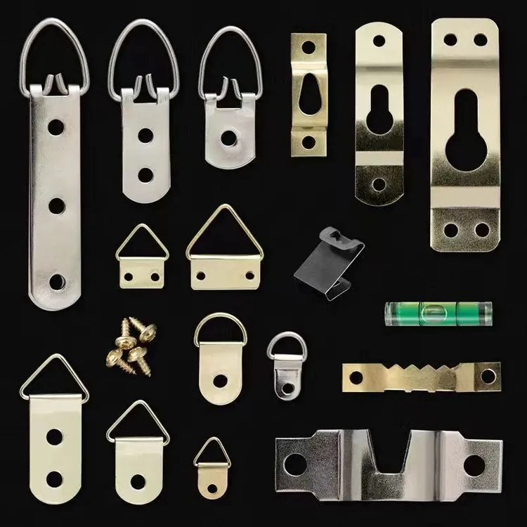 相框暗挂钩暗挂五金配件装饰画广告牌画框挂钩无痕钉专用五金挂钩