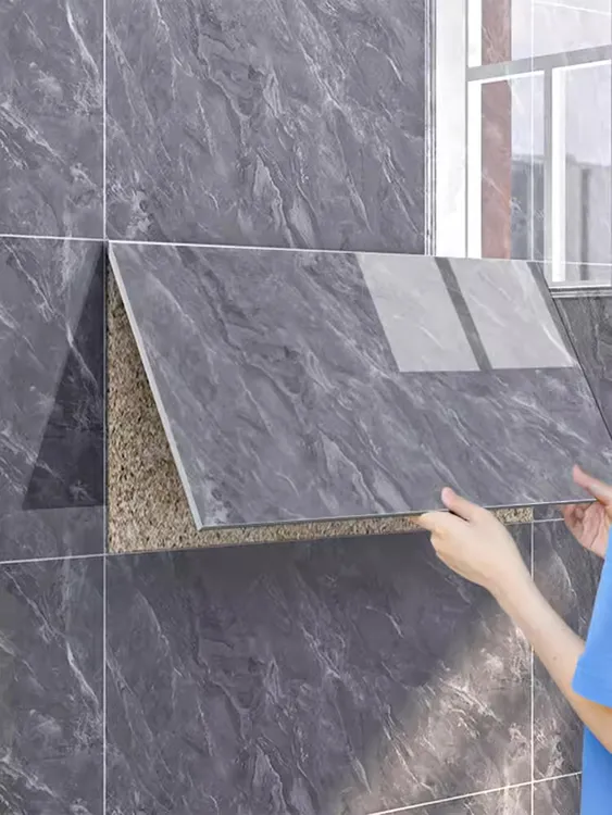 铝塑板墙贴防水防潮自粘墙板装饰自装厨房仿瓷砖遮丑翻新墙面贴纸