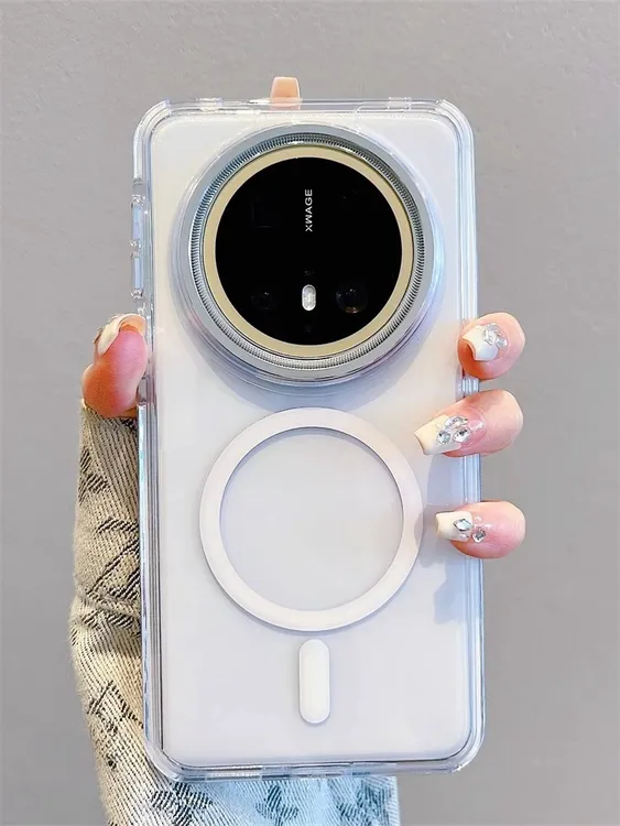 适用华为mate70pro+手机壳高级感透明磁吸mate70系列气囊加厚保护