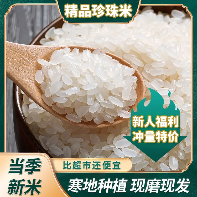 【抢特价福利】东北大米珍珠米稻香米新米软糯香甜优选香米圆粒清香