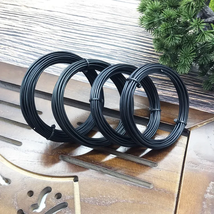 包邮盆景造型专用黑色铝线园艺盘扎线定型用铝丝线手工diy捆扎丝