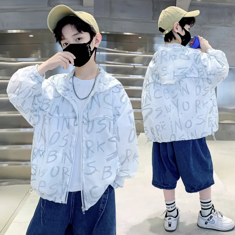 【品牌】男童装夏装防晒衣外套新款儿童夏季防晒服薄款中大童夏款潮