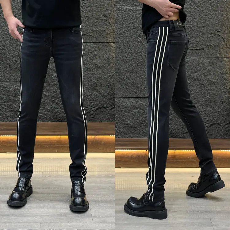 【经典】男士秋冬直筒牛仔裤水洗6872SG