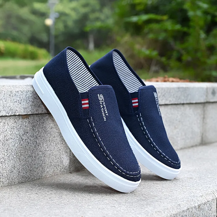 老北京布鞋透气耐磨秋季休闲软底中老年软底男鞋男款百搭鞋子平底