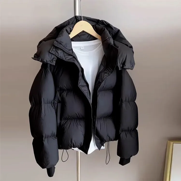 羽绒棉服女短款2025新款爆款洋气加厚棉衣面包服外套宽松冬季棉袄