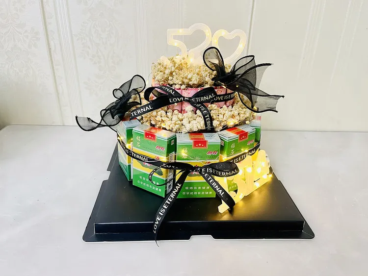 创意花包装蝴蝶有钱花手工diy礼盒材料送长辈男友闺蜜生日礼物盒