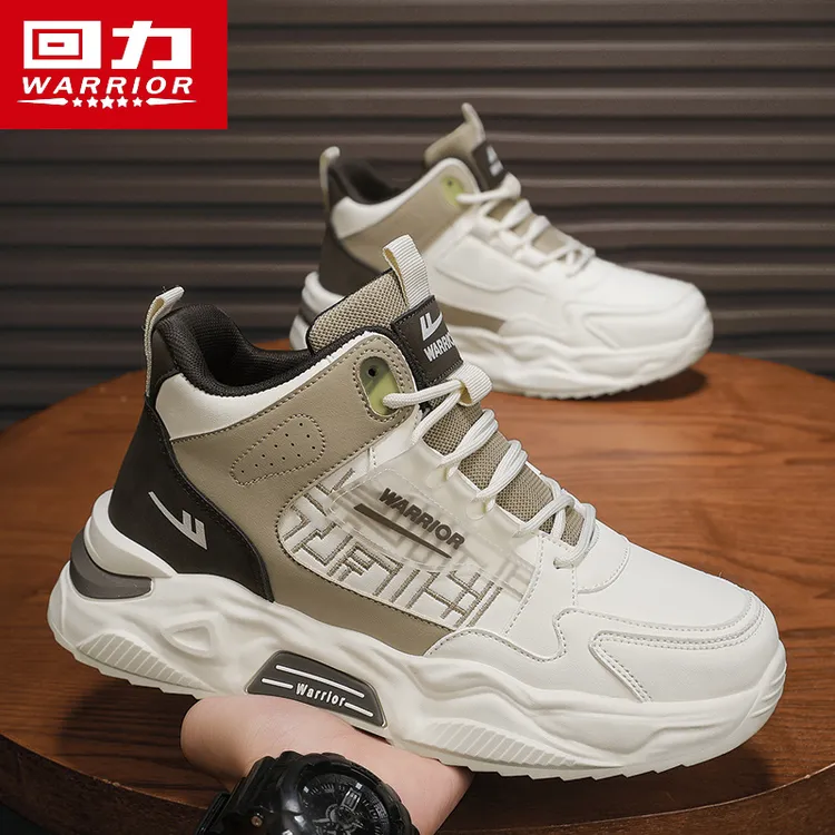 回力男鞋2025新款春季男士休闲潮流百搭运动板鞋厚底增高小白潮鞋