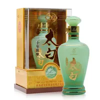 太白45度雪花浆20年陈酿 纯粮食白酒45度500ml*1瓶/6瓶