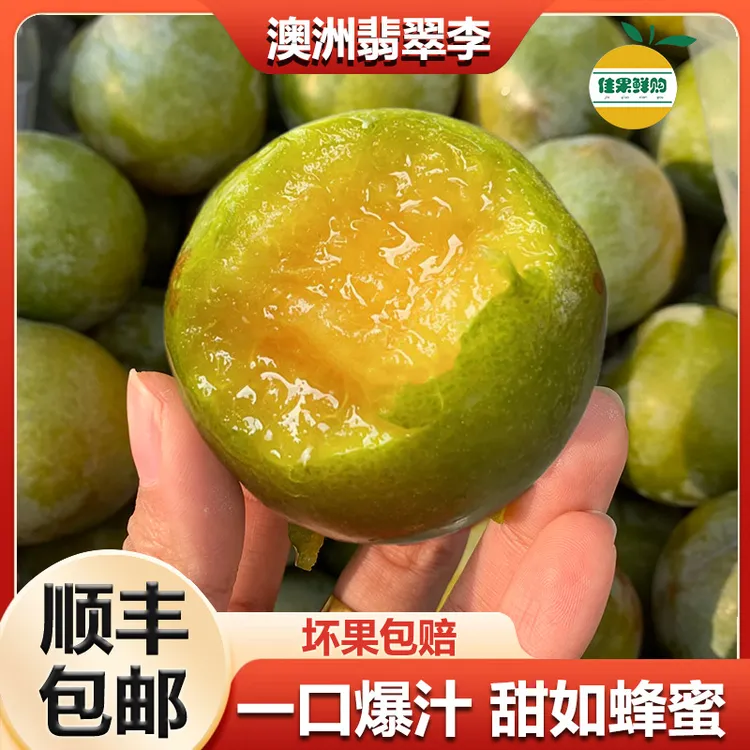 智利翡翠李 绿宝石恐龙蛋纯甜脆脆超好吃孕妇新鲜水果甜度高顺丰