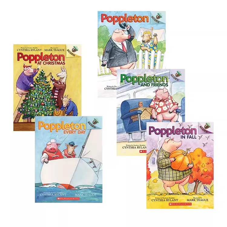 外图Poppleton 小猪波普尔顿5册 学乐橡树系列 桥梁章节书