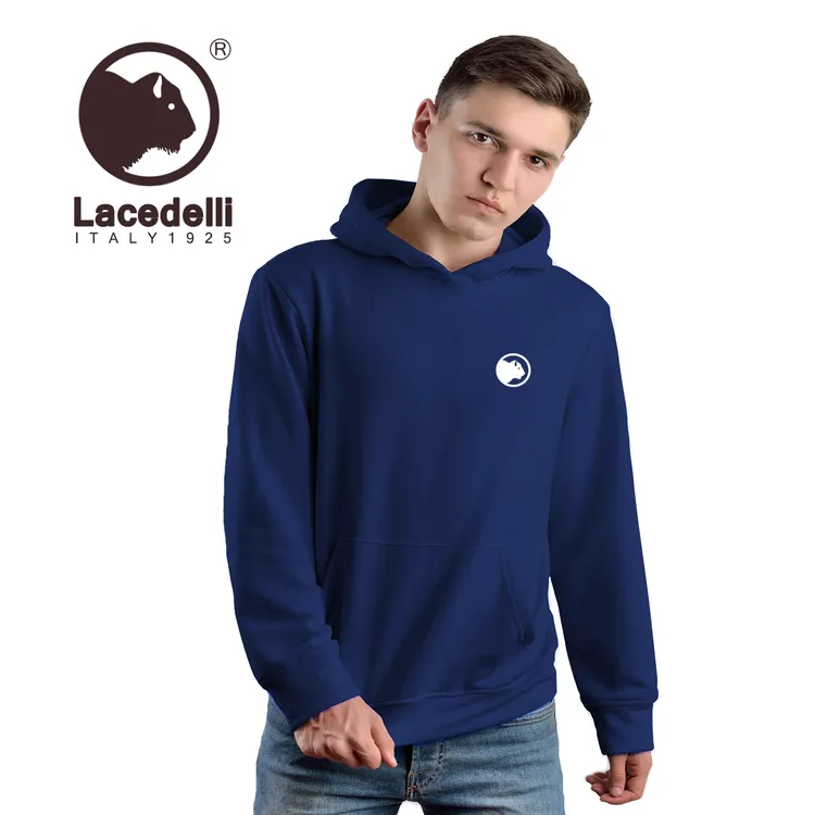 Lacedelli简约舒适篮球运动连帽卫衣套头衫情侣款秋季休闲百搭衣