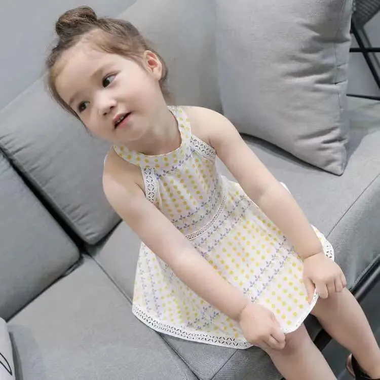 女宝宝连衣裙夏装儿童裙子新款洋气夏季公主裙小女孩背心520礼物