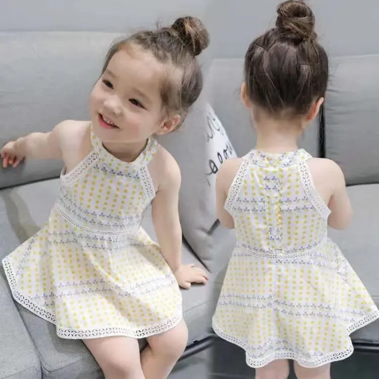女童连衣裙夏装儿童裙子新款洋气夏季公主裙宝宝吊带背心裙小女孩