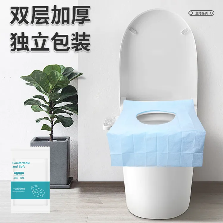一次性马桶坐垫套水洗便携家用坐便套防水隔脏加大马桶套加长双层