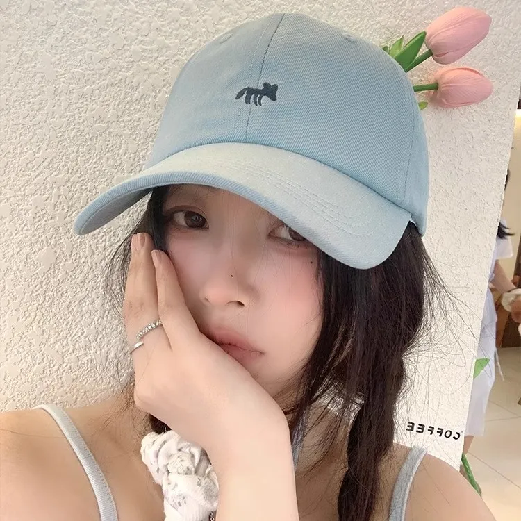 复古安可拉红磨毛大头围半硬顶棒球帽显脸小冲冲冲时尚百搭学生