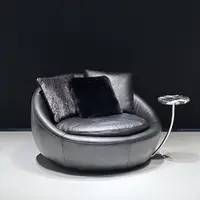 【恐龙蛋双人沙发·双11上新福利】头层牛皮休闲椅