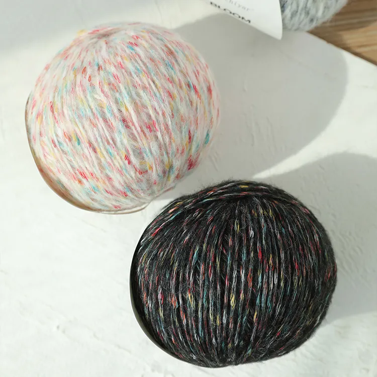毛儿毛线 绽放 混纺毛线 手工编织毛衣围巾帽子材料包用线{包}