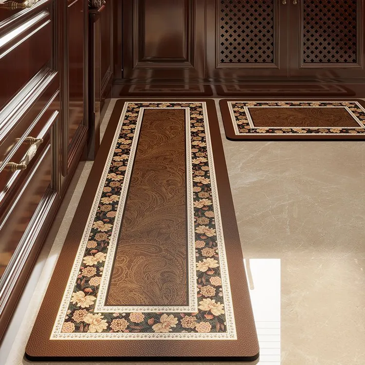 厨房地垫吸水速干防摔硅藻泥软垫全铺一拖净地毯浴室洗手间防滑垫