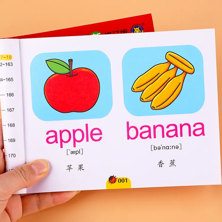 幼儿英语启蒙教材儿童英语单词图画书3456岁少儿英语口语零基础英