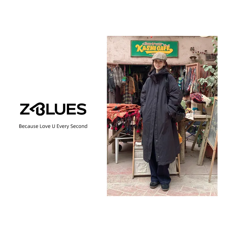 Z.blues【暖绒守护】女无氨零压感面料休闲机能鹅绒羽绒服YZYDX0409