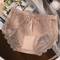 语萱娜【85-200斤】大码内裤女性感时尚三角裤3条装YX153