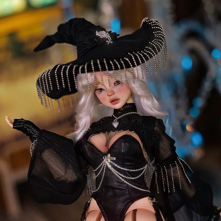 bjd正版娃娃4分Lilith莉莉丝女娃魔法女巫节日礼物sd人偶手工化妆