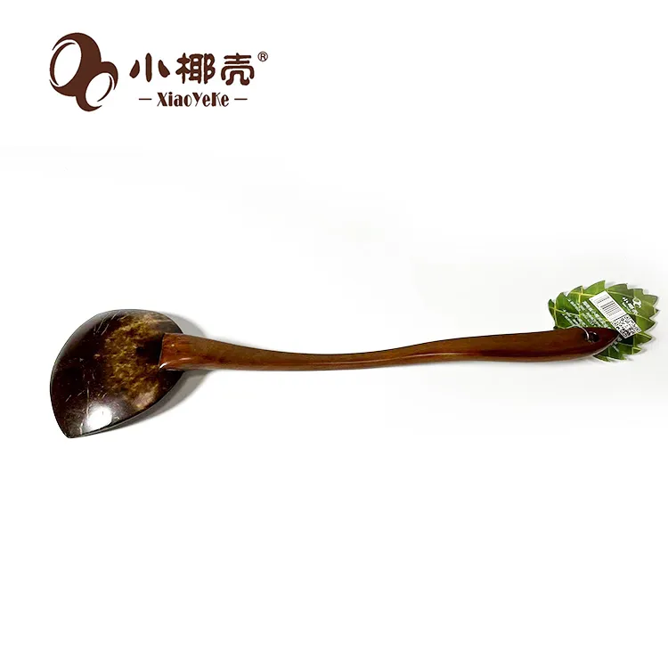 海南天然漆器椰壳锅铲国家食品级耐高温家庭炒菜铲不粘锅专用