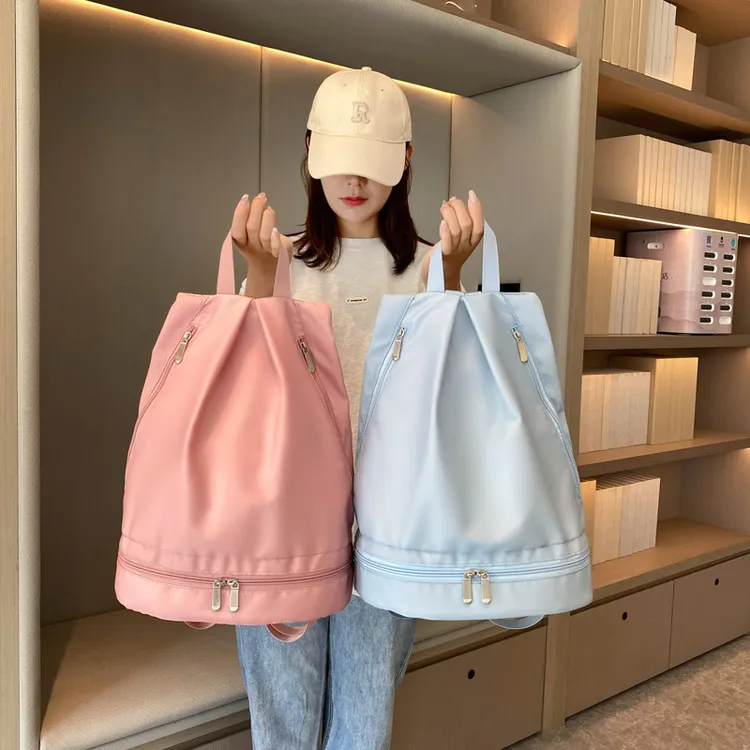 大容量包女干湿分离收纳袋收纳旅游训练可爱防水简约收纳包外出用