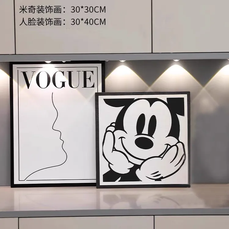 客厅现代入户玄关装饰画摆件软装高级感小众家居餐边电视鞋柜桌面