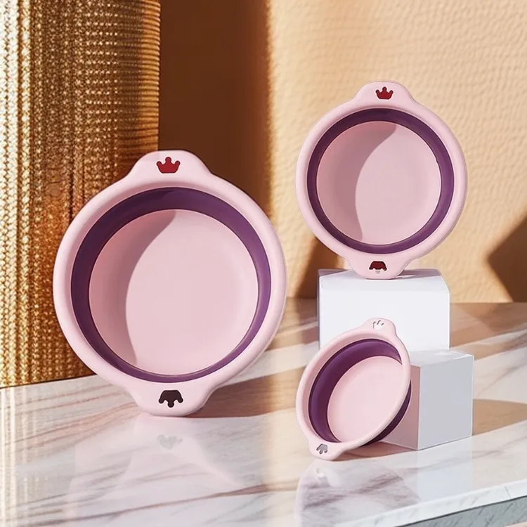 可折叠洗脸盆大号家用学生宿舍塑料盆子塑料洗衣盆洗脚盆子便携式