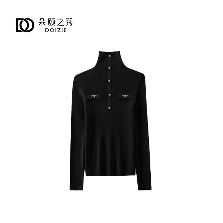 朵颐之秀|流行时尚百搭气质显瘦打底衫D-24739